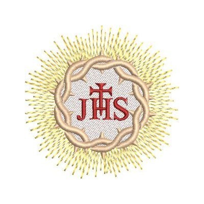 Matriz de matriz Matriz De Bordado Coroa De Espinhos Jhs 8 Cm