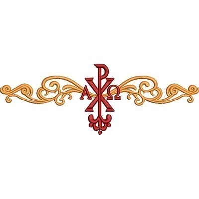 Matriz de matriz Matriz De Bordado Arabescos Dourado Com Px 23 Cm