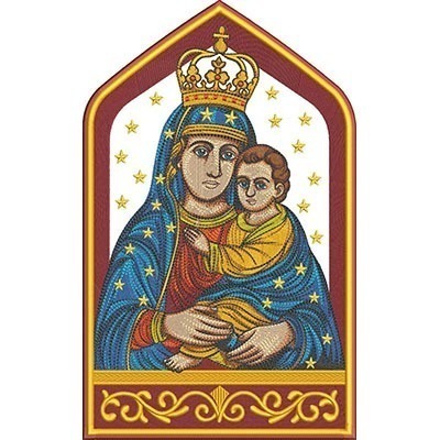 Matriz de matriz Matriz De Bordado Nossa Senhora Do Perpétuo Socorro 32 Cm