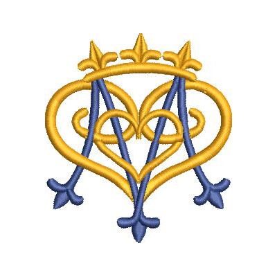 Matriz de matriz Matriz De Bordado Mariano 8 Cm