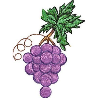 Matriz de matriz Matriz De Bordado Cacho De Uvas 11 Cm