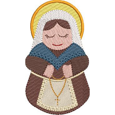 Matriz de matriz Matriz De Bordado Santa Bernadette Cute