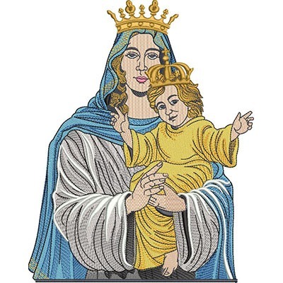 Matriz de matriz Matriz De Bordado Nossa Senhora Da Saúde Grande