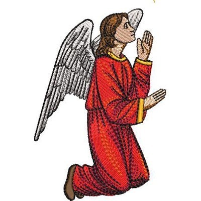 Matriz de matriz Matriz De Bordado Anjo 12 Cm