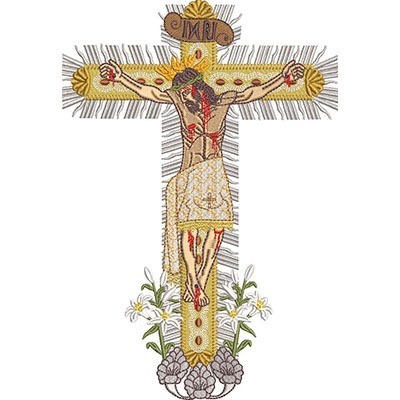 Matriz de matriz Matriz De Bordado Nosso Senhor Dos Milagres 24 Cm