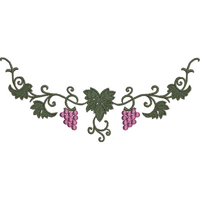 Matriz de matriz Matriz De Bordado Arco De Uvas 17,5 Cm