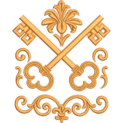 Matriz de matriz Matriz De Bordado Chaves De São Pedro