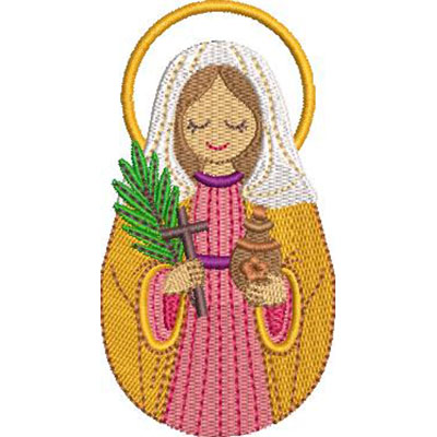 Matriz de matriz Matriz De Bordado Santa Anastasia Cute