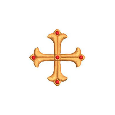 Matriz de matriz Matriz De Bordado Cruz 5 Cm
