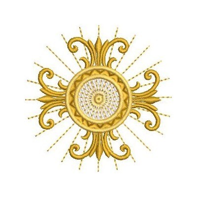 Matriz de matriz Matriz De Bordado Cruz Decorada 391