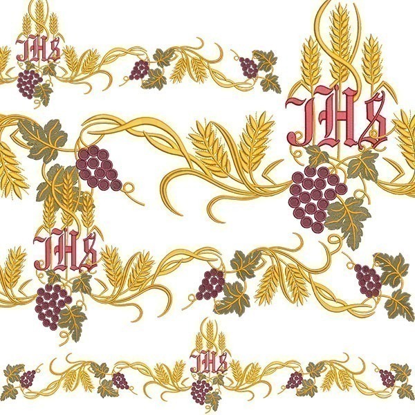 Matriz de matriz Matriz De Bordado Conjunto De Uvas E Trigos De Um Metro 187