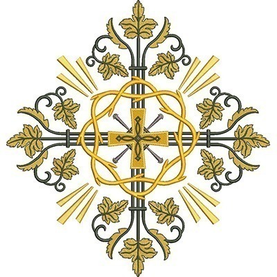 Matriz de matriz Matriz De Bordado Conjunto Bordados Cruz Da Semana Santa 2