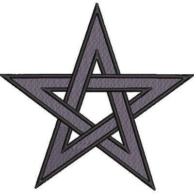Matriz de matriz Matriz De Bordado Estrela De 5 Pontas