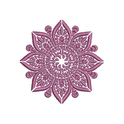 Matriz de matriz Matriz De Bordado Mandala Pequena