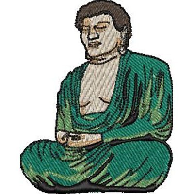 Matriz de matriz Matriz De Bordado Meditante 2