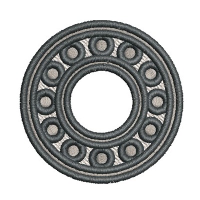 Matriz de matriz Matriz De Bordado Rolamento