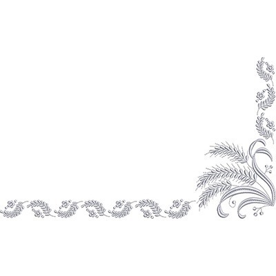 Matriz de matriz Matriz De Bordado Canto Ramos De Flores 4