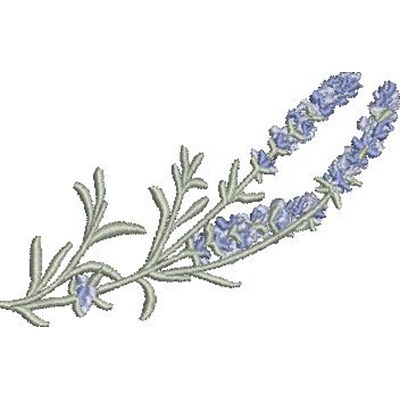 Matriz de matriz Matriz De Bordado Galho De Lavanda