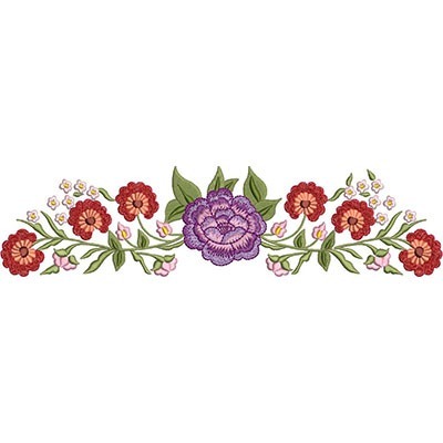 Matriz de matriz Matriz De Bordado Barrado Kalocsai 28 Cm