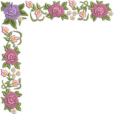Matriz de matriz Matriz De Bordado Canto De Rosas 19 Cm