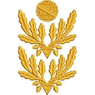 Matriz de matriz Matriz De Bordado Folhagem Uniforme Militar