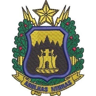 Matriz de matriz Matriz De Bordado Aman Academia Militar Das Agulhas Negras 10 Cm