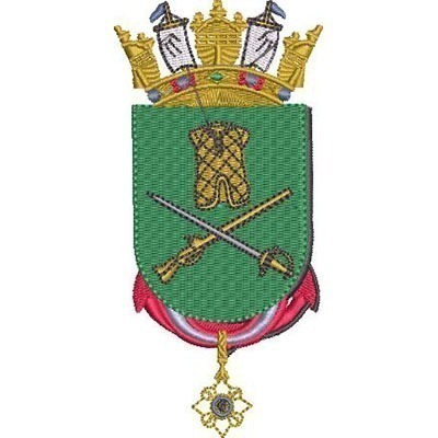 Matriz de matriz Matriz De Bordado Escudo Do Comando Do 8º Distrito Naval