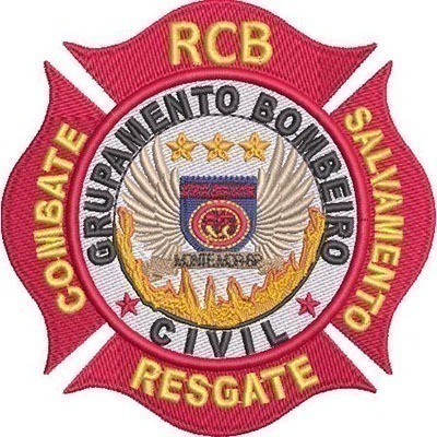 Matriz de matriz Matriz De Bordado Grupamento Bombeiro Civil