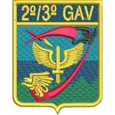 Matriz de matriz Matriz De Bordado 2º/3º Grupo De Aviação Esquadrão Grifo