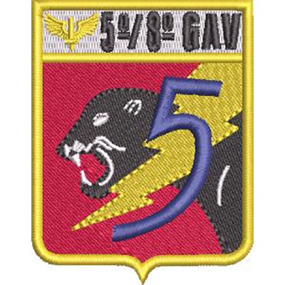 Matriz de matriz Matriz De Bordado 5º/8º Grupo De Aviação Gav Esquadrão Pantera