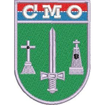 Matriz de matriz Matriz De Bordado Distintivo Comando Militar Do Oeste