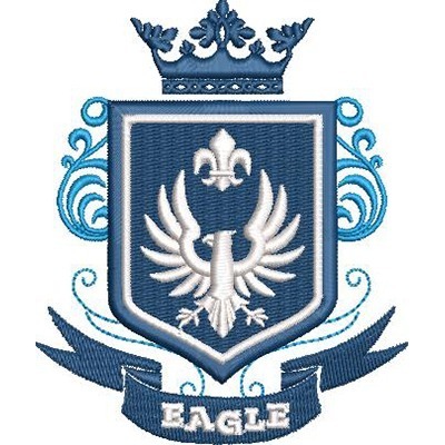 Matriz de matriz Matriz De Bordado Escudo águia