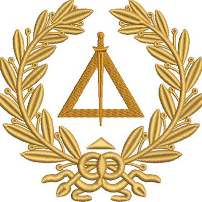 Matriz de matriz Matriz De Bordado Maçonaria Sagrado Arco Real 1
