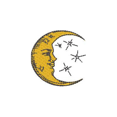 Matriz de matriz Matriz De Bordado Lua 5 Cm