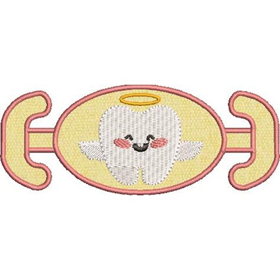 Matriz de matriz Matriz De Bordado Extensor Adulto Dente Anjinho