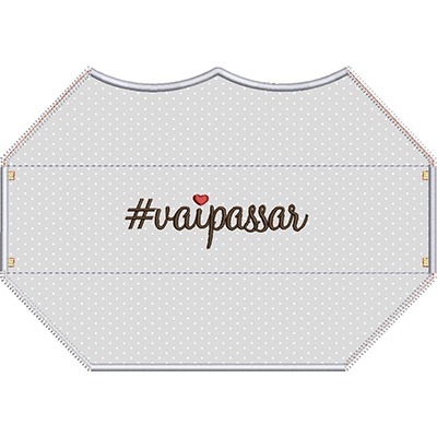 Matriz de matriz Matriz De Bordado 4 Máscaras 3d Acabamento Bordado #vaipassar