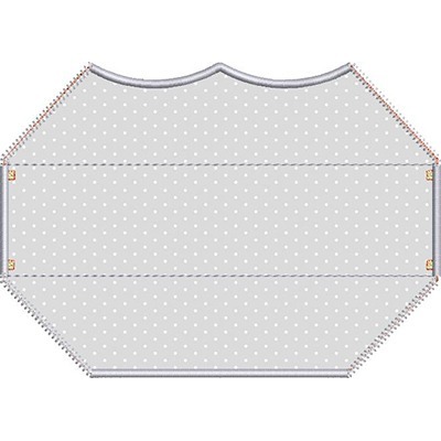Matriz de matriz Matriz De Bordado 4 Máscaras 3d Acabamento Bordado