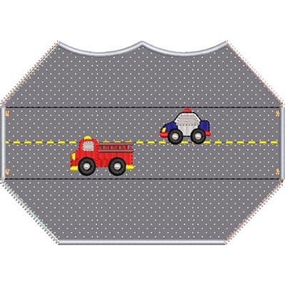 Matriz de matriz Matriz De Bordado Máscara 3d Acabamento Bordado Carrinhos