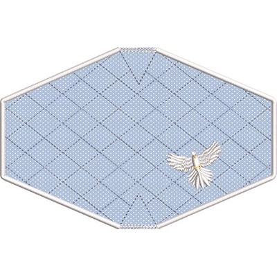 Matriz de matriz Matriz De Bordado 2 Máscaras Adulto Acabamento Bordado Divino