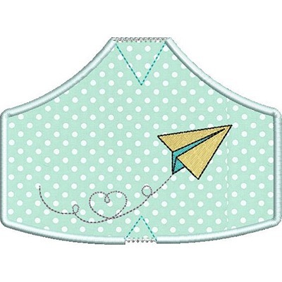 Matriz de matriz Matriz De Bordado 7 Máscaras Avião De Papel