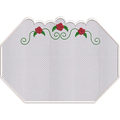 Matriz de matriz Matriz De Bordado Máscara 3d Floral 13