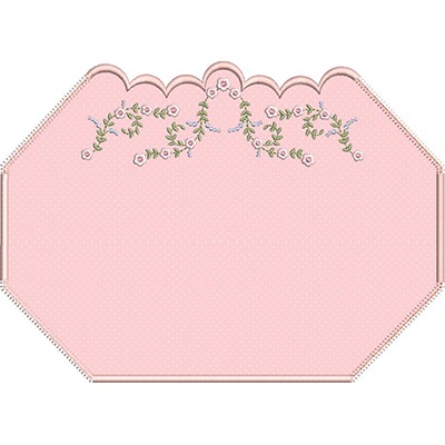 Matriz de matriz Matriz De Bordado Máscara 3d Floral 20