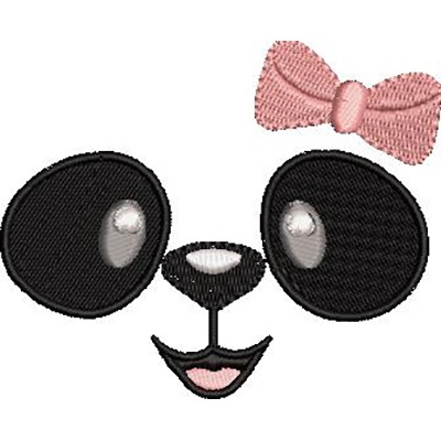 Matriz de matriz Matriz De Bordado Carinha De Panda 1