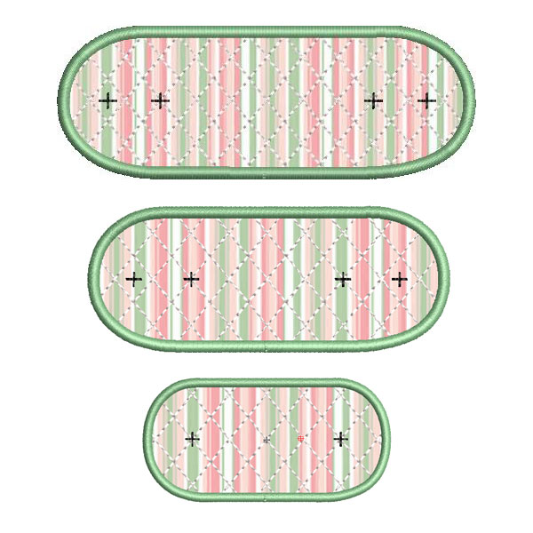 Matriz de matriz Matriz De Bordado Extensor De Máscaras 3 Tamanhos