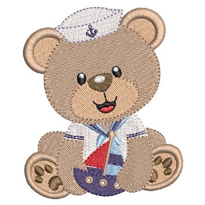 Matriz de matriz Matriz De Bordado Urso Marinheiro 13