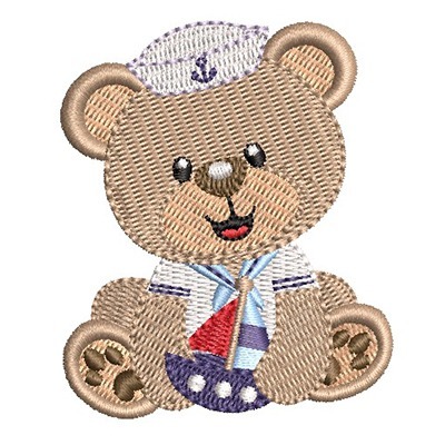 Matriz de matriz Matriz De Bordado Urso Marinheiro 14