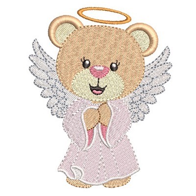 Matriz de matriz Matriz De Bordado Ursa Anjo Protetor