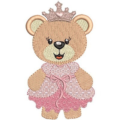 Matriz de matriz Matriz De Bordado Ursa Princesa 5