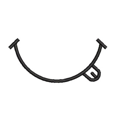 Matriz de matriz Matriz De Bordado Sorriso Com Língua De Fora 3