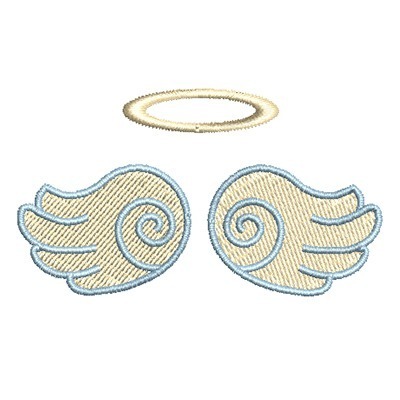 Matriz de matriz Matriz De Bordado Asinhas De Anjo